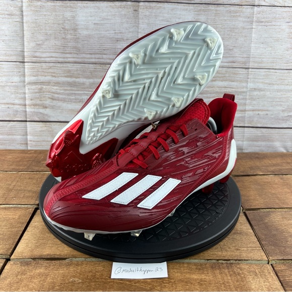 Adidas Adizero Football Cleats ‘Power Red Cloud White’ main image 4